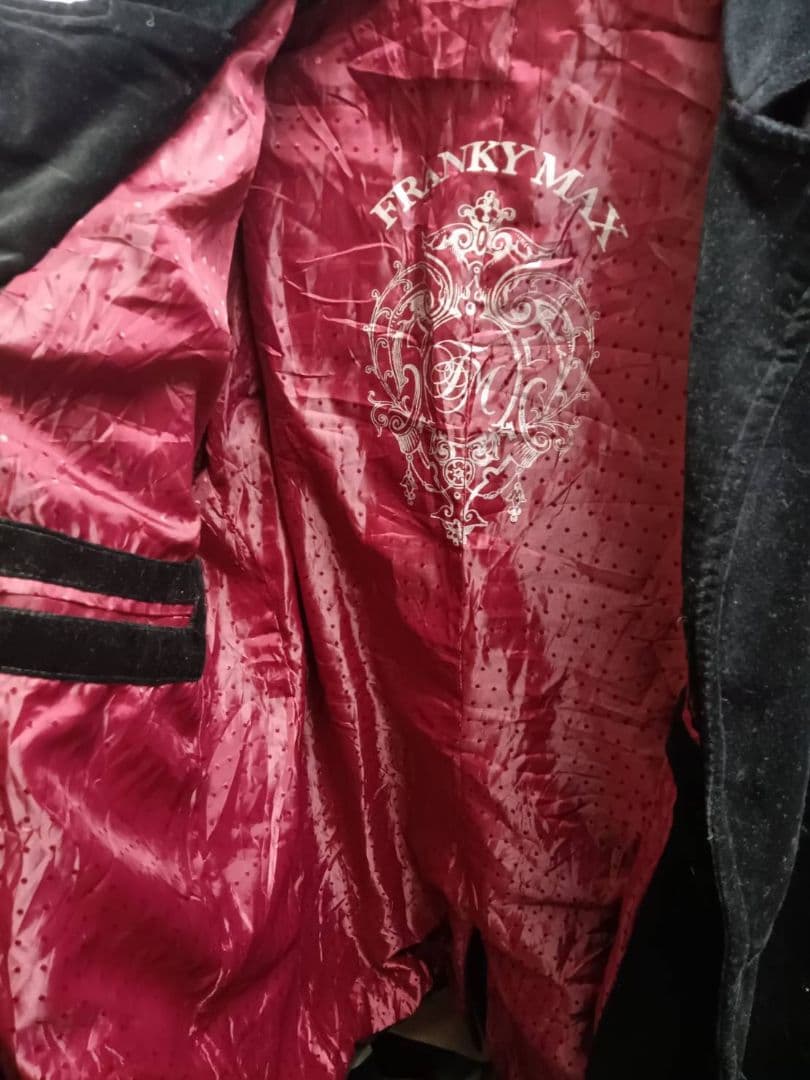 定価18万Affliction×FRANKY MAXベロアテーラードジャケット