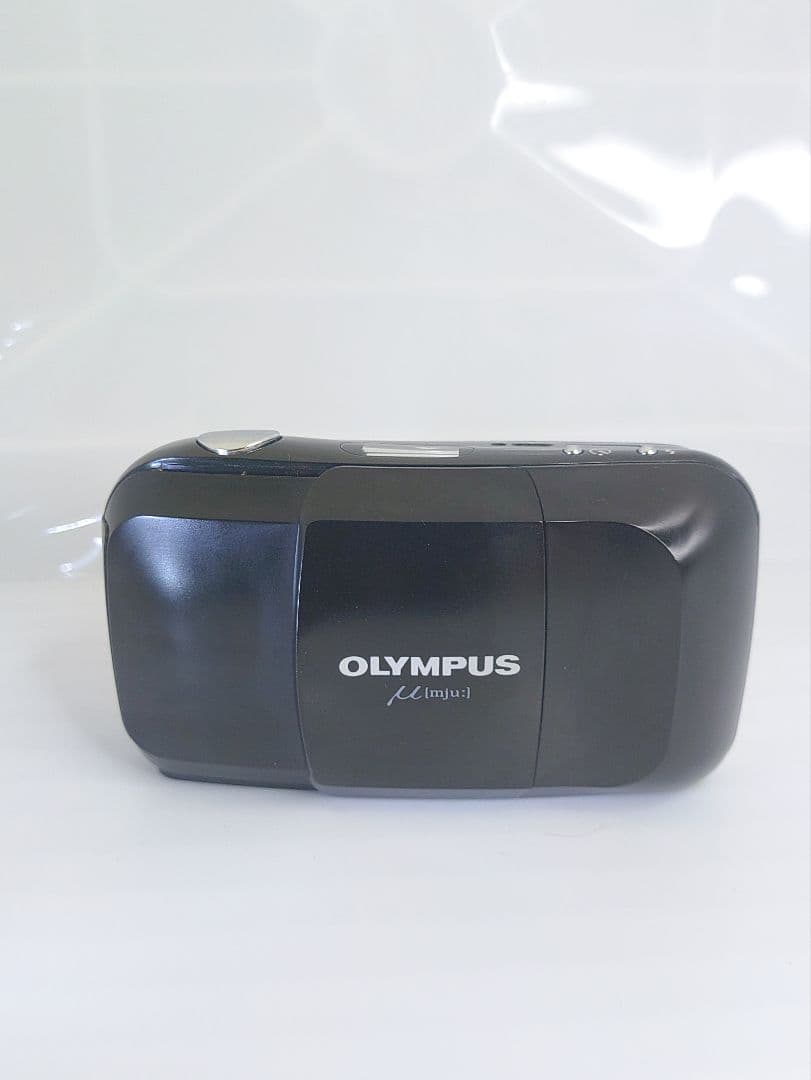 OLYMPUS μ mju 初代 ブラック コンパクトフィルムカメラ 動作確認済