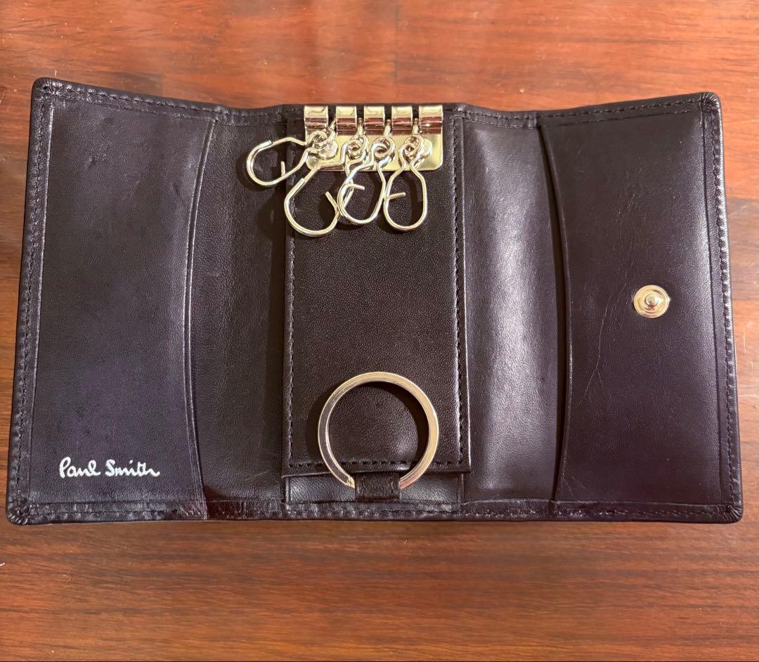 【新品】ポールスミス Paul Smith レザーキーケース 箱付き