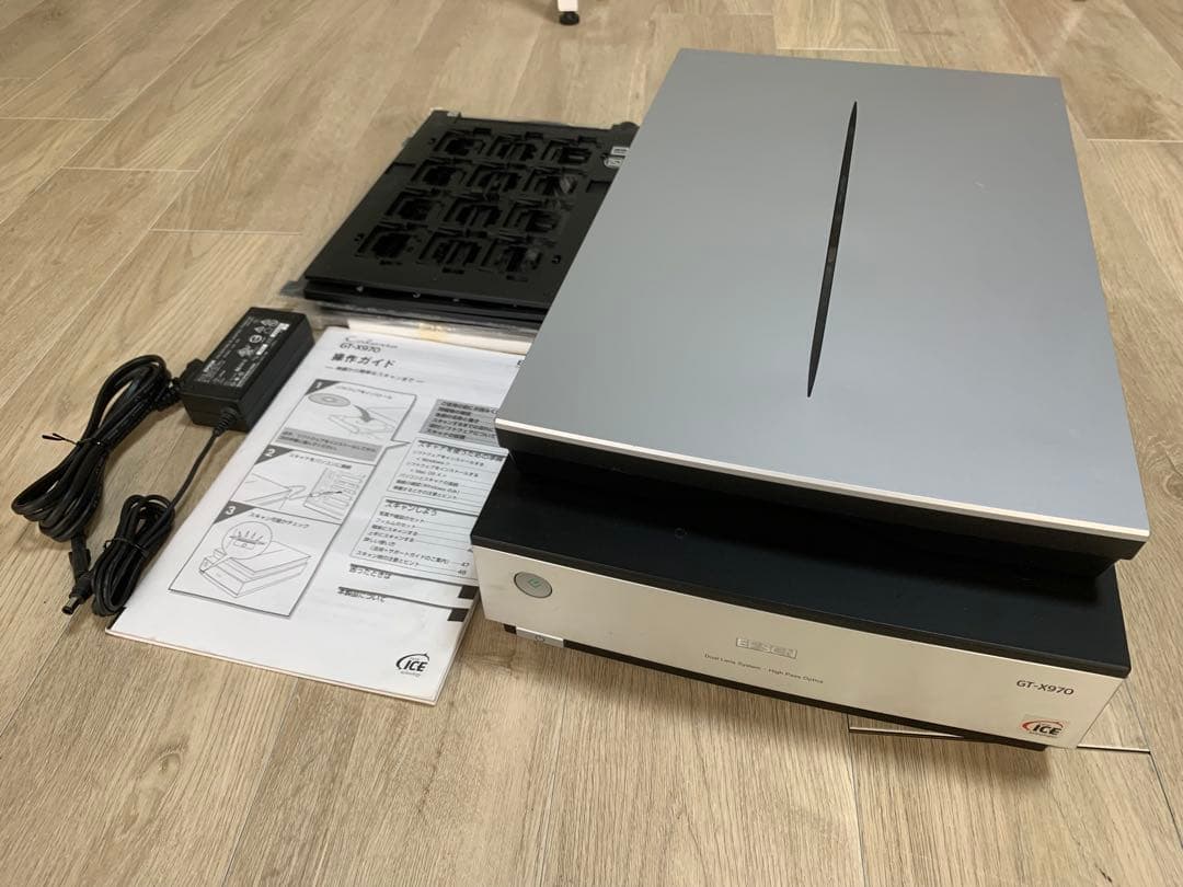 EPSON フラットベッドスキャナー GT-X970 フィルムホルダー 4枚