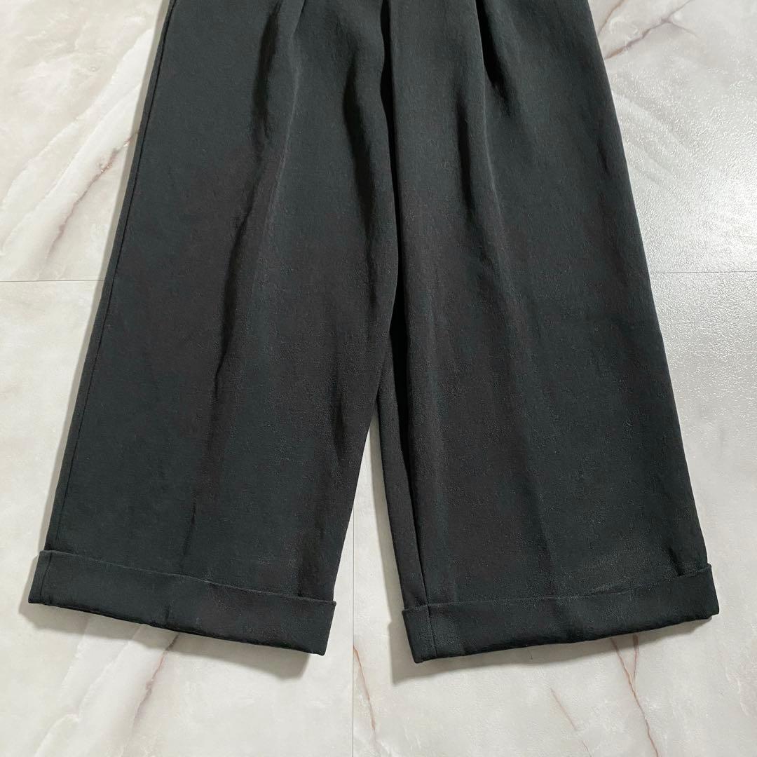 A18328 美品 マーカウェア 22AW プリーテッドワイドトラウザーズパンツ