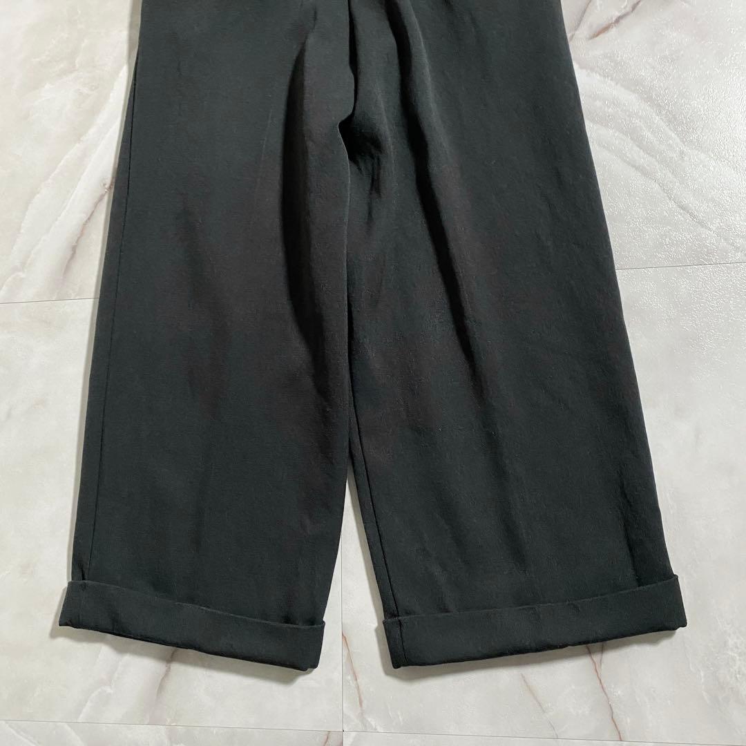 A18328 美品 マーカウェア 22AW プリーテッドワイドトラウザーズパンツ