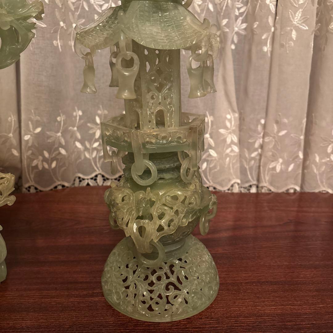 《hulibo》翡翠玉石 中国美術 装飾品 彫刻 中国古玩 アンティーク