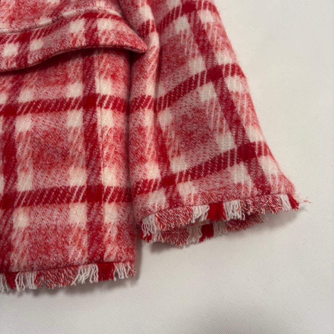 ツルバイマリコオイカワ　ツイードジャケット　チェック