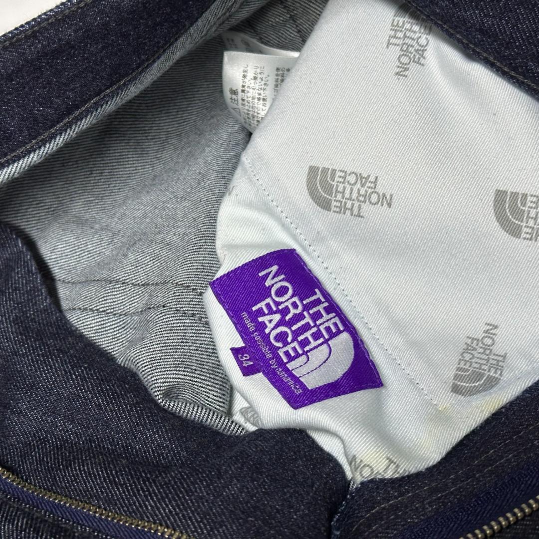 ノースフェイス パープルレーベル デニム ストレート パンツ NT5204N
