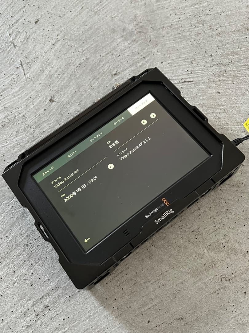 Blackmagic Video Assist 4K＋SONY CLM-FHD5