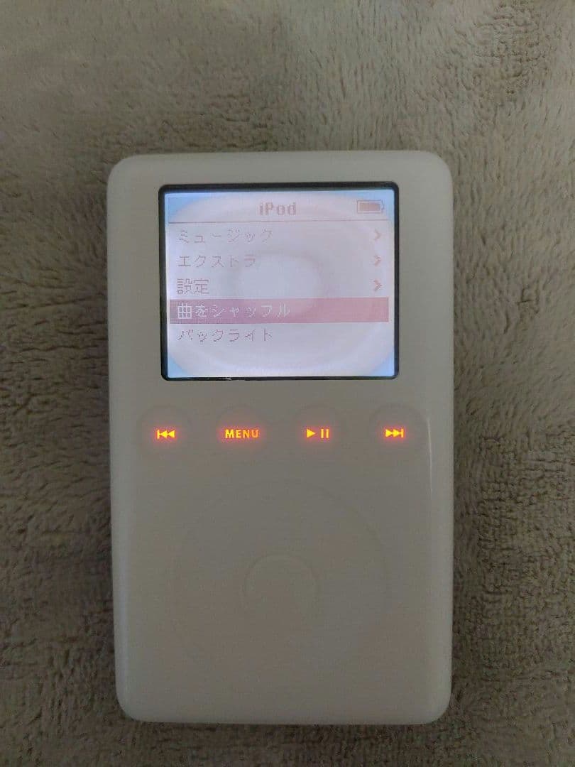 Apple iPod 20GB 第3世代 A1040 ジャンク品 箱 おまけ付き