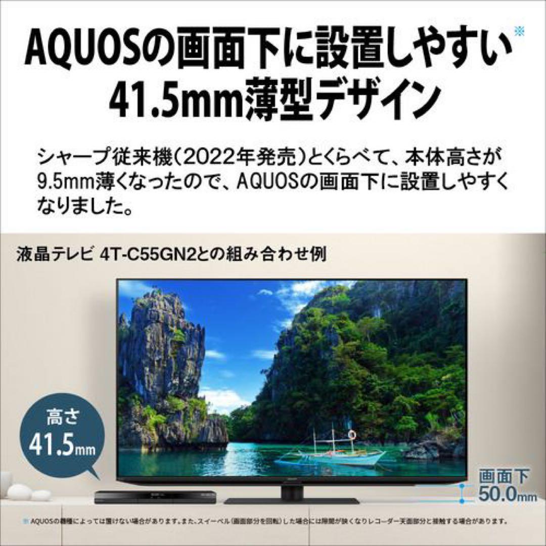 新品未開封※ネット最安値※SHARP 2B-C20GW1 ブルーレイ2TB