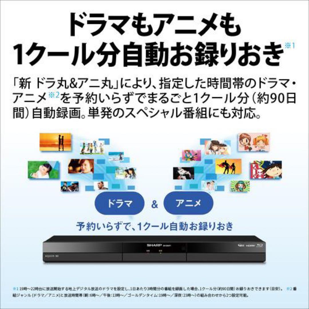 新品未開封※ネット最安値※SHARP 2B-C20GW1 ブルーレイ2TB