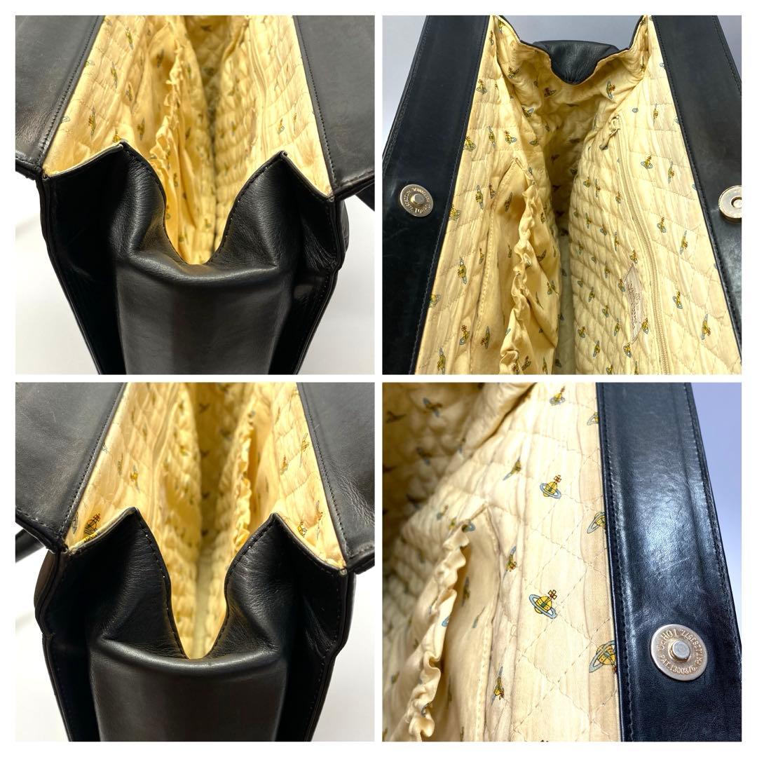 ヴィヴィアンウエストウッド　ビジネスバッグ　ブラック　手持ち