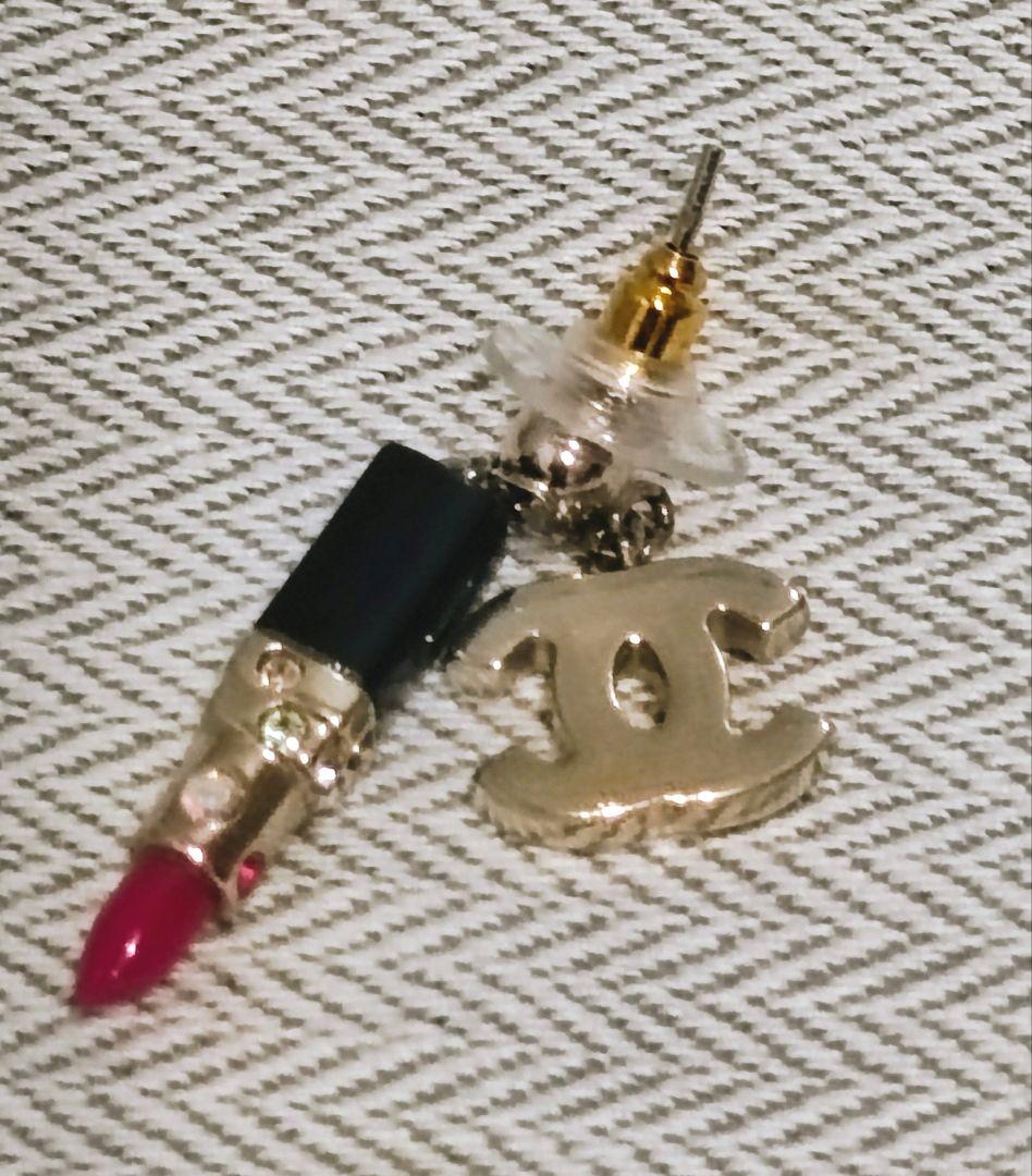シャネル ココ リップスティック ピアス 美品