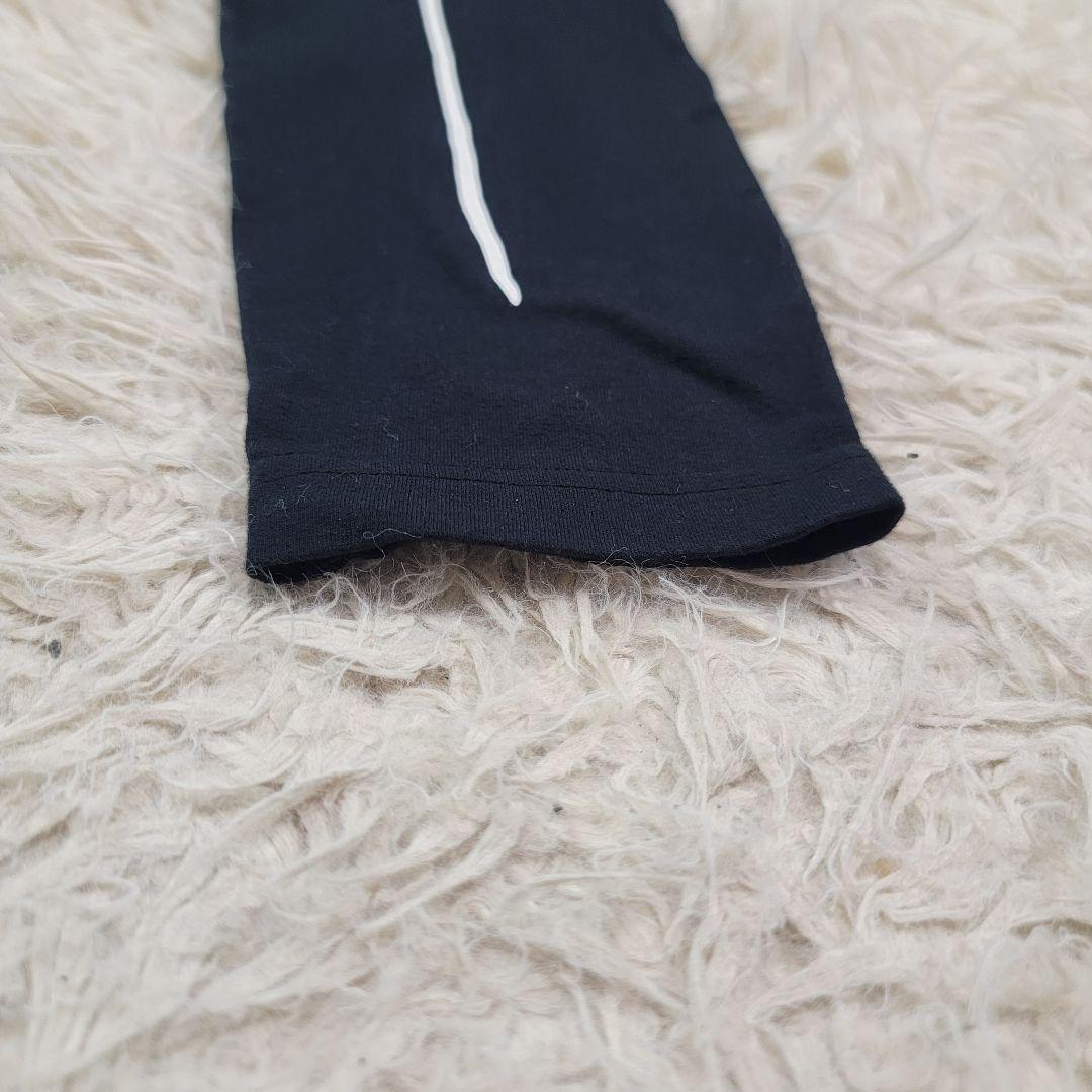 CHROME HEARTS レギンス ポリウレタン 伸縮性 ロゴプリント 黒 M