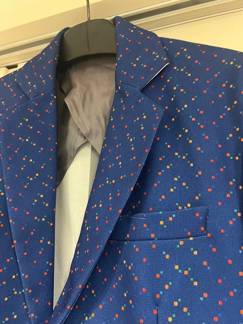 agi & sam ドット　テーラードジャケットとパンツ　セット