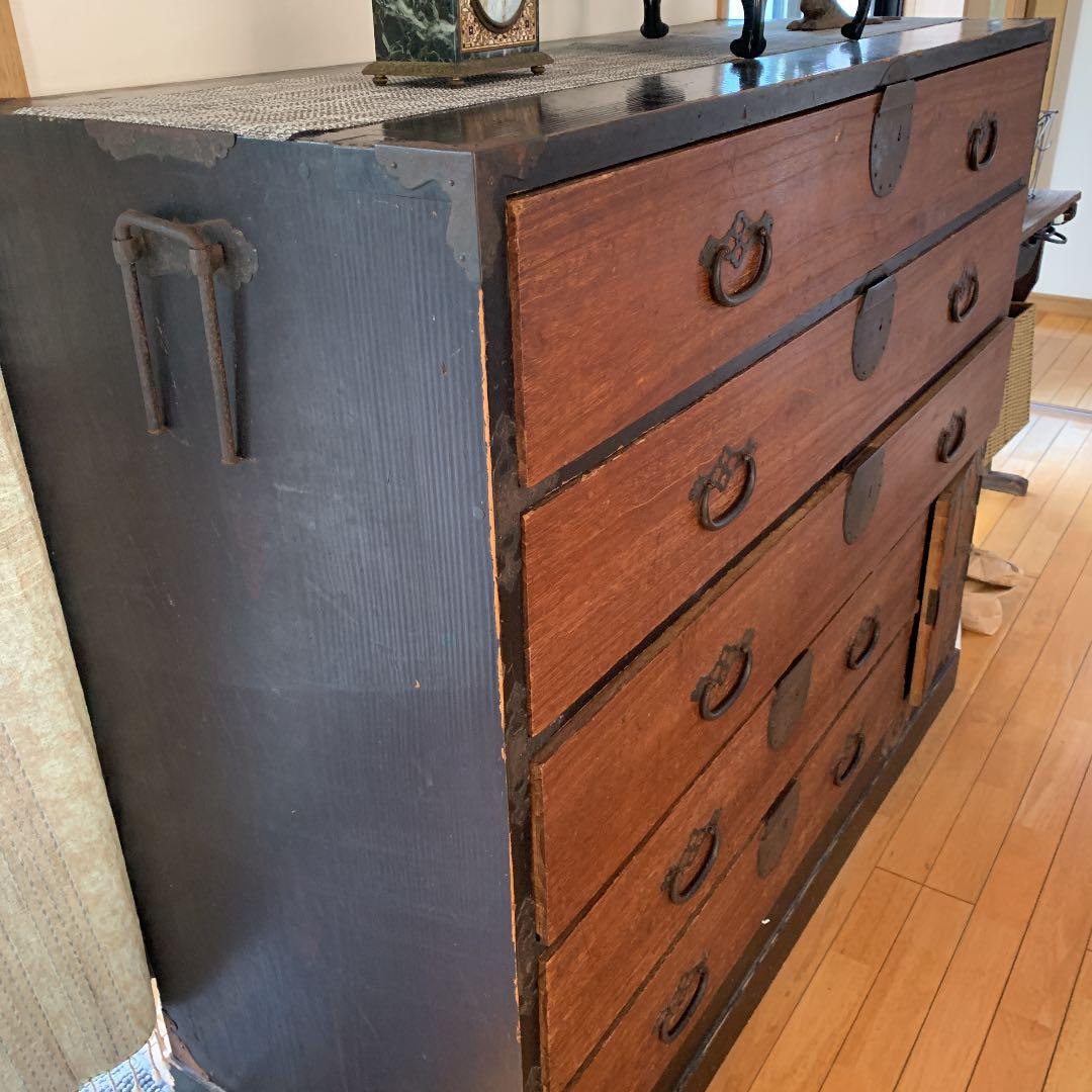 Sao®️i 和箪笥　茶箪笥　アンティーク家具　古物　レトロ　チェスト