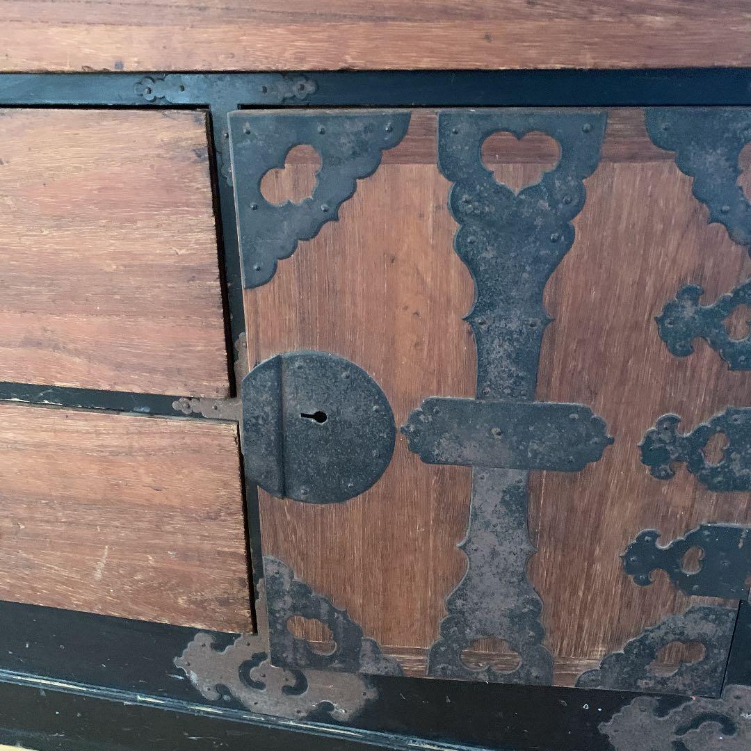 Sao®️i 和箪笥　茶箪笥　アンティーク家具　古物　レトロ　チェスト