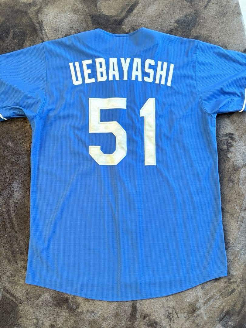 中日ドラゴンズ 　オーダーレプリカユニフォーム 　ビジターL 51 上林誠知