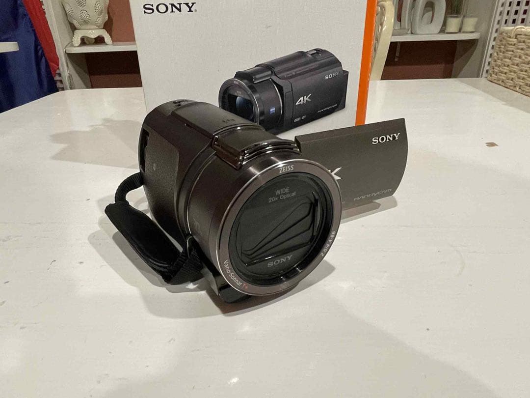 【美品】SONY 4K ハンディカム FDR-AX45 本体・充電器付き