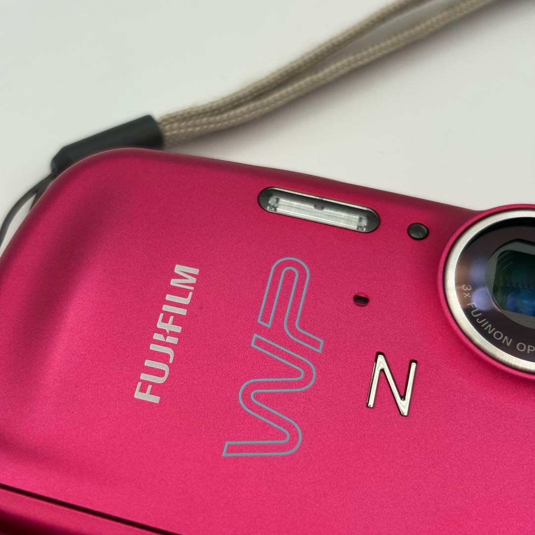【美品】FUJIFILM 防水 FinePix Z33WP ピンク 動作品