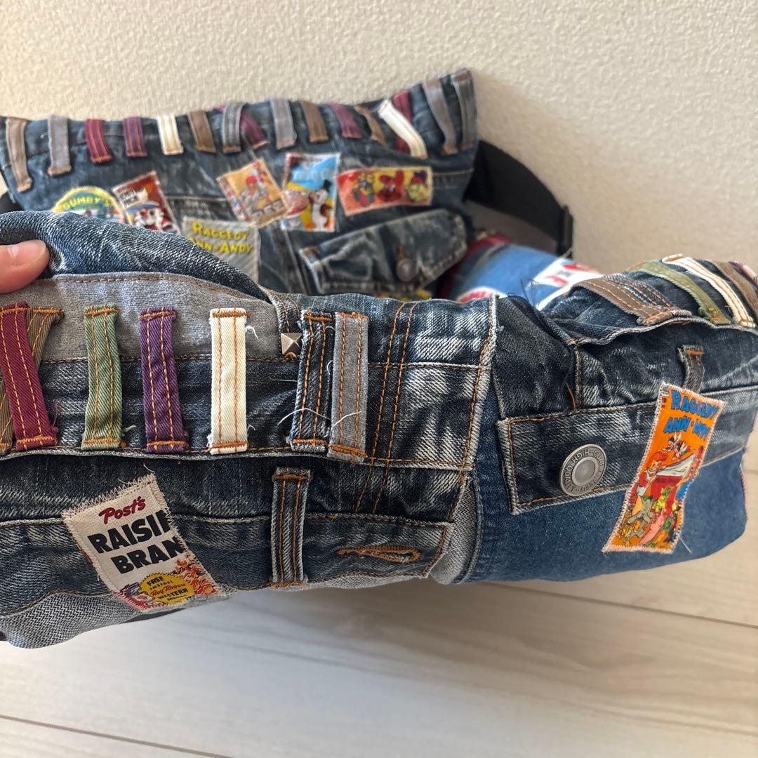 デニムリメイク ドライブベッド　ペットベッド ペットクッション