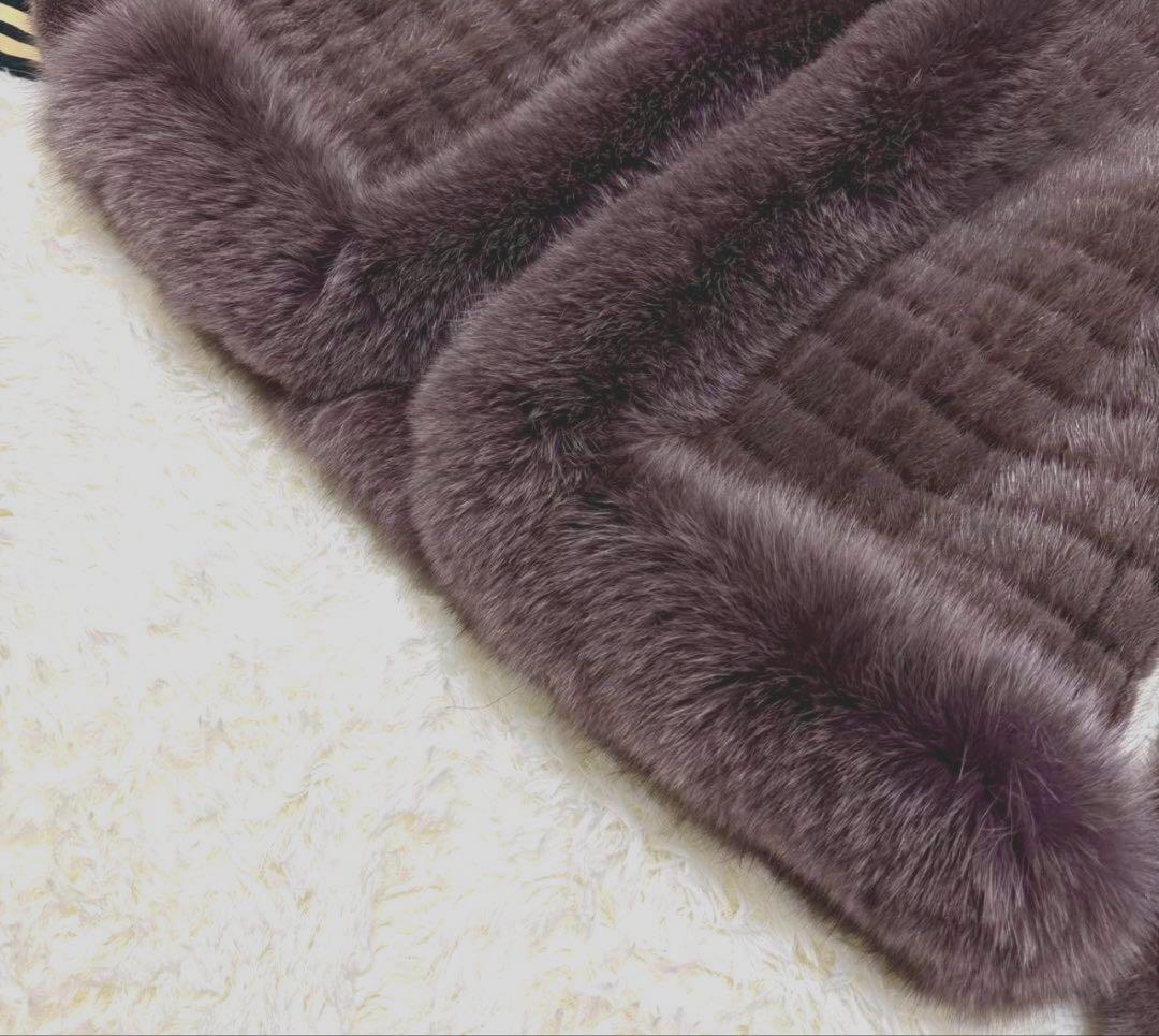 SAGAMINK サガミンク サガフォックス ボリュームファー襟裾