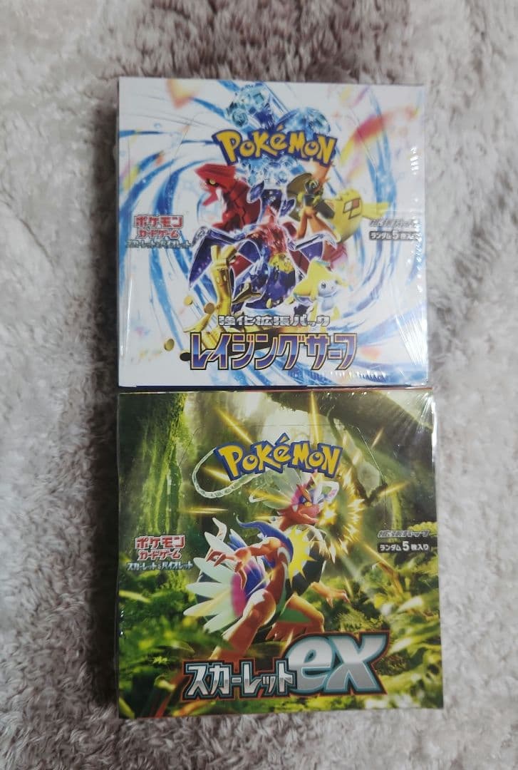 ポケモンカード未開封　BOX　シュリンク付 レイジングサーフ　スカーレットEX