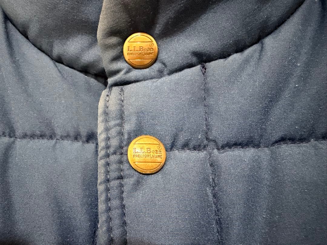 90s 80s L.L.Bean エルエルビーン ベスト ブルー 青 L