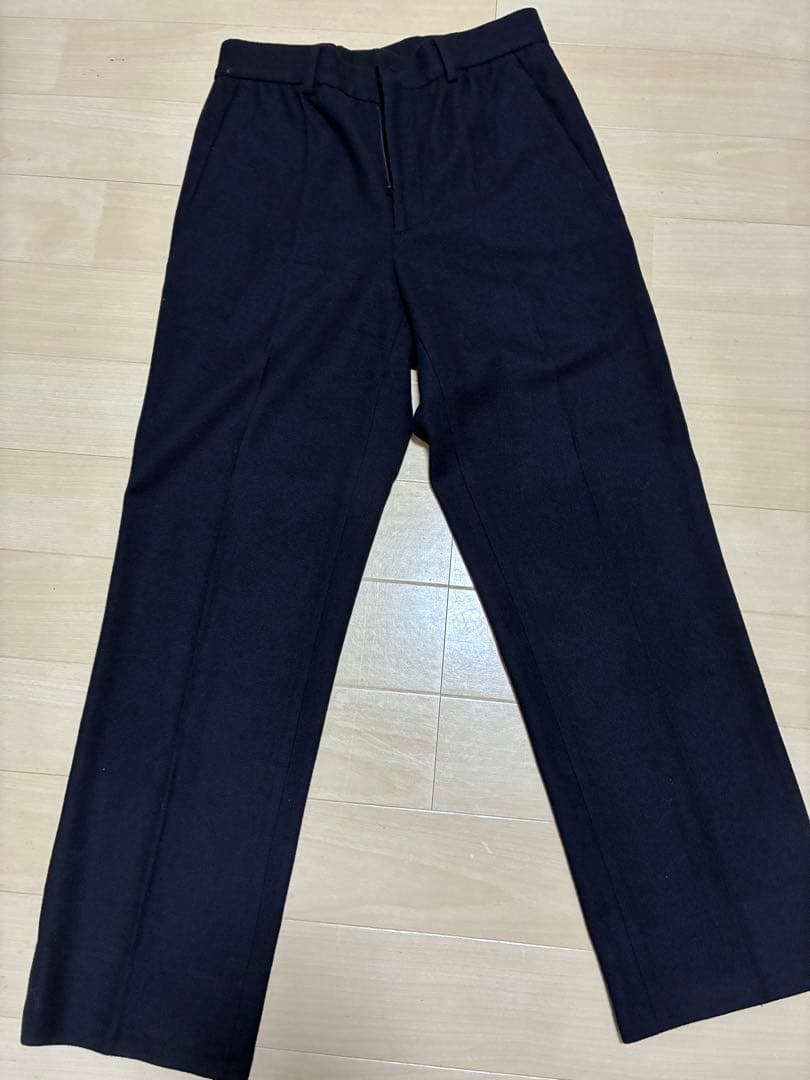 miumiu archive スラックス　ネイビー