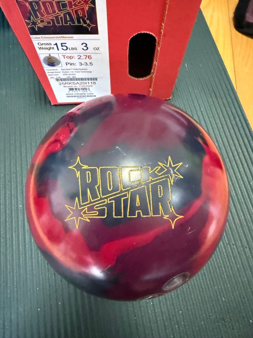ROCK STAR ボウリングボール 15 lbs