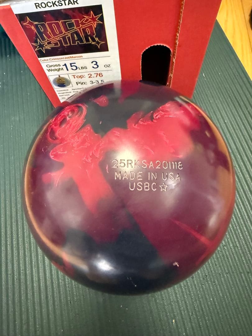 ROCK STAR ボウリングボール 15 lbs