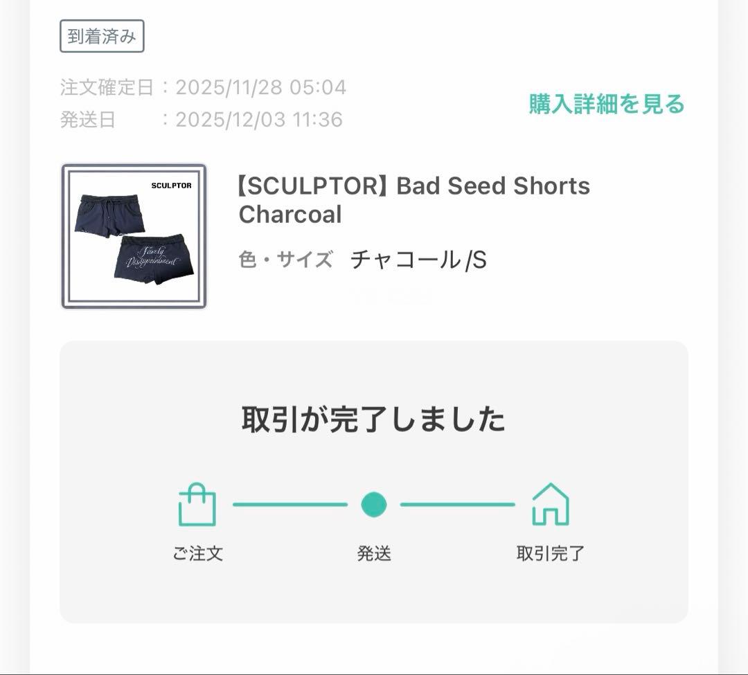 SCULPTOR スカルプター Bad Seed Shorts ブラック S