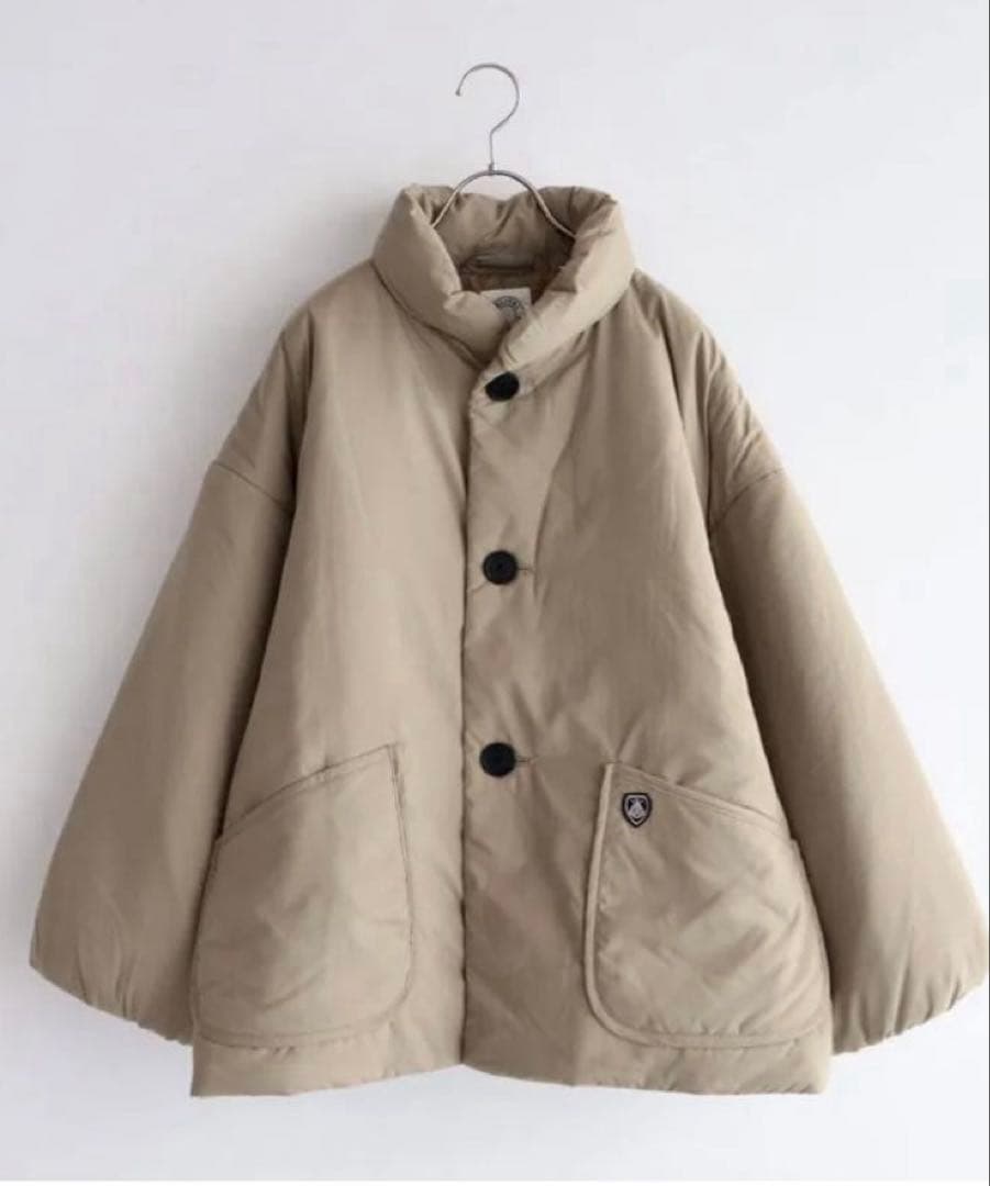 ORCIVAL オーシバル 3DeFX中綿スタンドカラーブルゾン　ベージュ