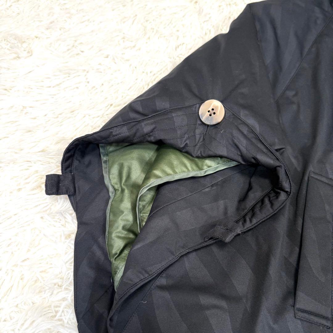 粧U YOSOOU ダウンライナー付きポンチョ ケープコート フード 黒 2