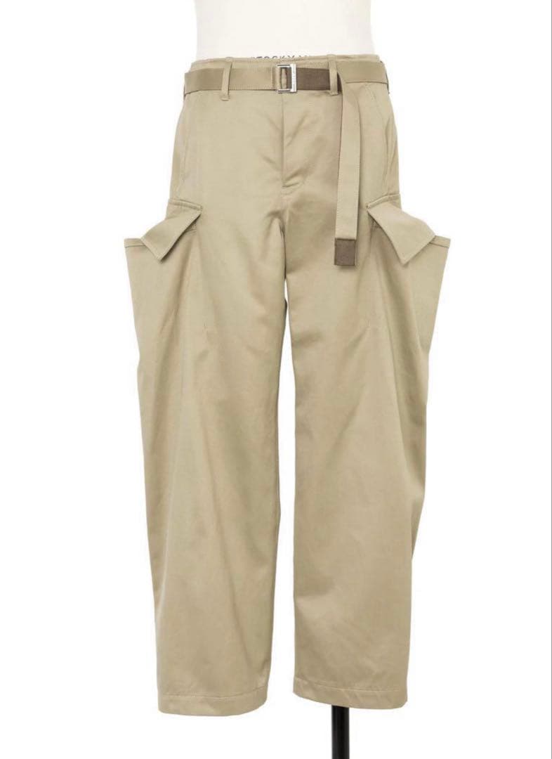 入手困難★sacaiサカイ25AW完売CottonChino Pantsサイズ3