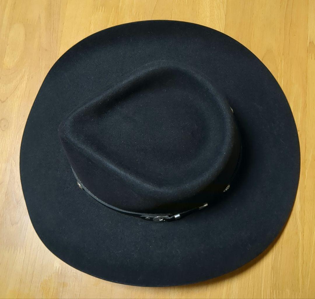 アメリカ製ウエスタンハット 黒、THE ROUNDUP