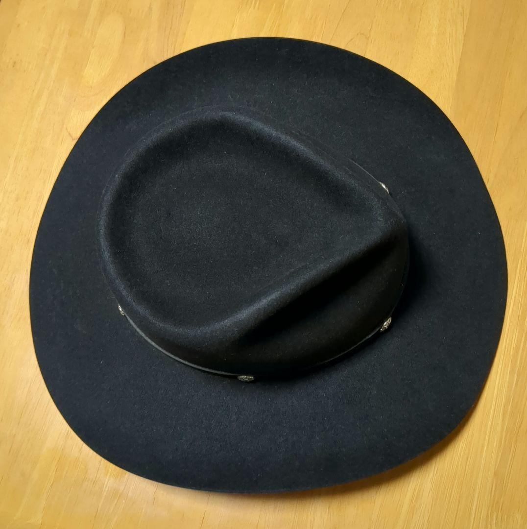 アメリカ製ウエスタンハット 黒、THE ROUNDUP