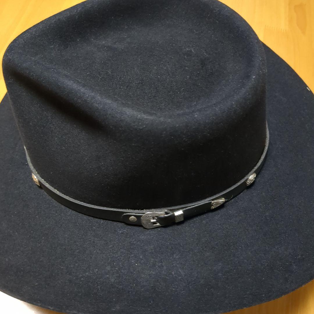 アメリカ製ウエスタンハット 黒、THE ROUNDUP