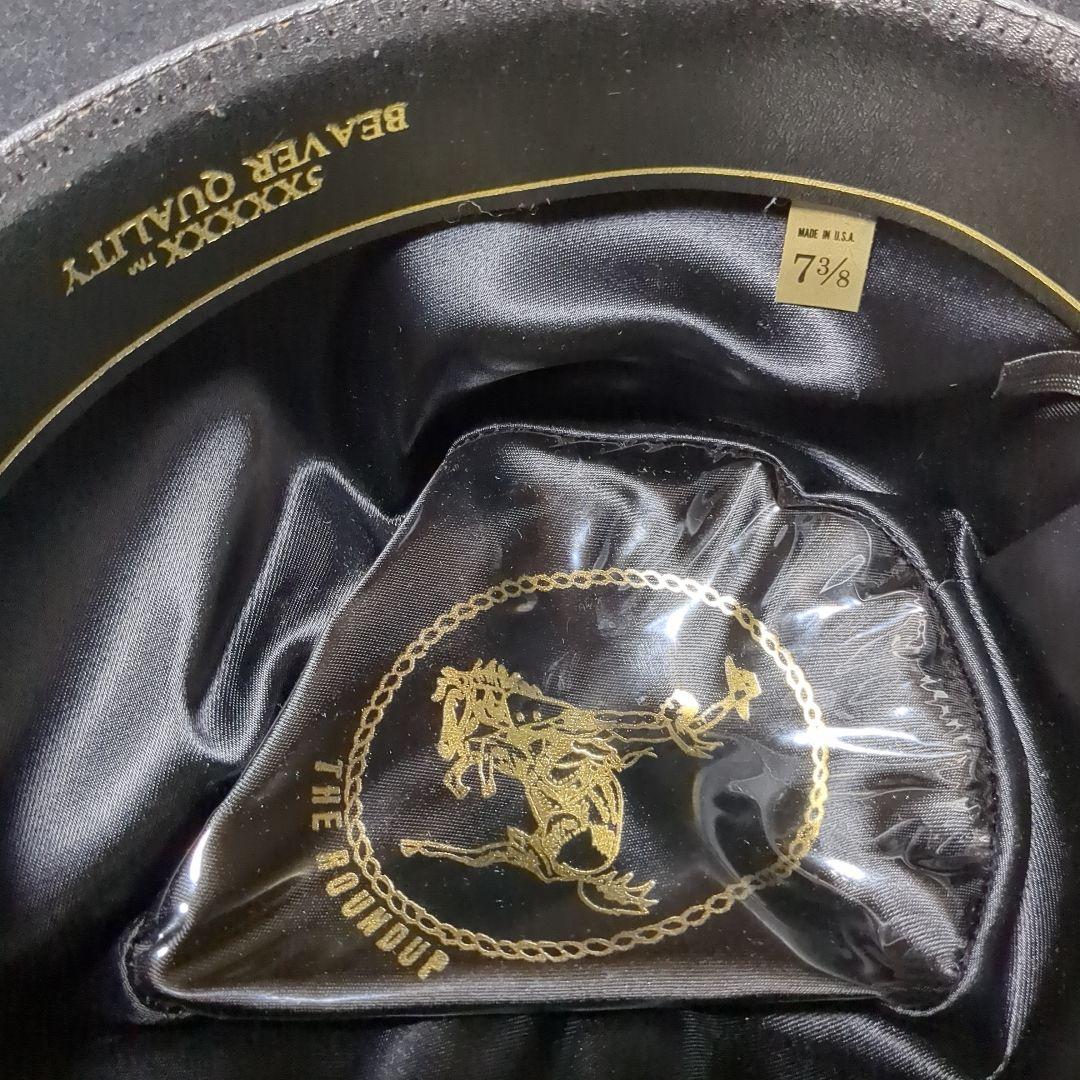 アメリカ製ウエスタンハット 黒、THE ROUNDUP