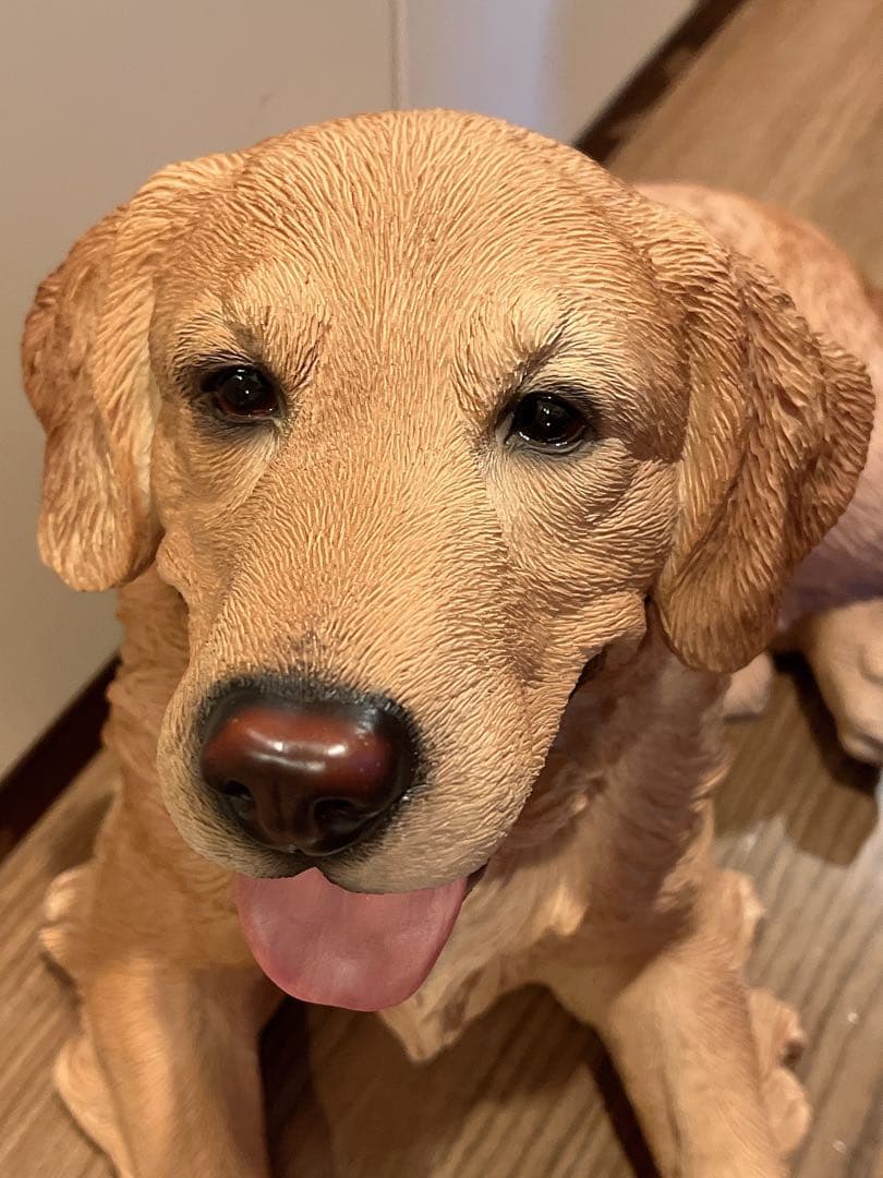 ※かつゴールデンレトリバー犬 オブジェ置物オーナメント実物大本物そっくり