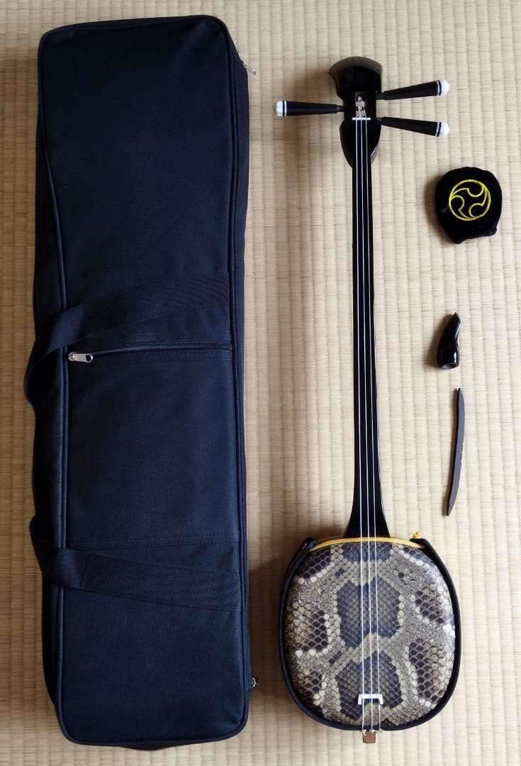 沖縄 三線 強化張り ケース付き