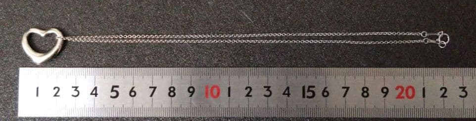 TIFFANY エルサペレッティ ネックレス オープンハート シルバー925