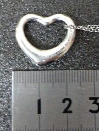 TIFFANY エルサペレッティ ネックレス オープンハート シルバー925