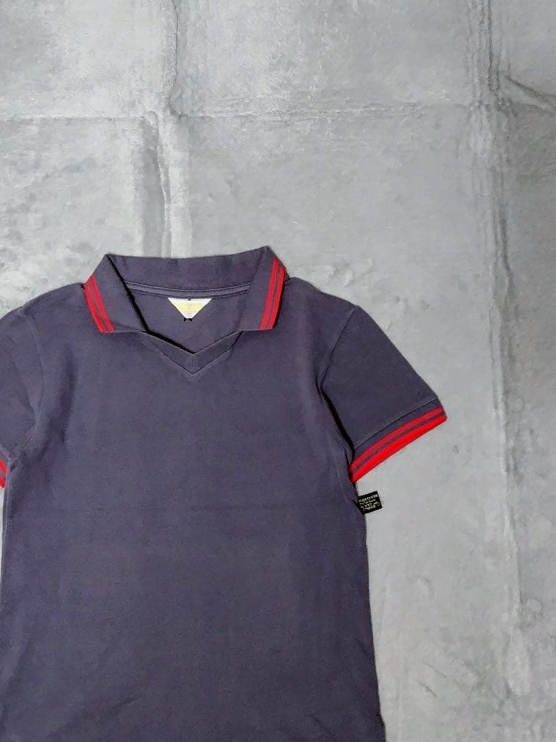 希少 UNDER COVER アンダーカバー ライン デザイン 半袖 ポロシャツ