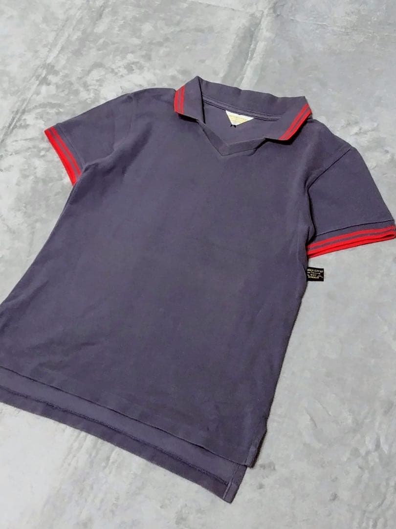 希少 UNDER COVER アンダーカバー ライン デザイン 半袖 ポロシャツ