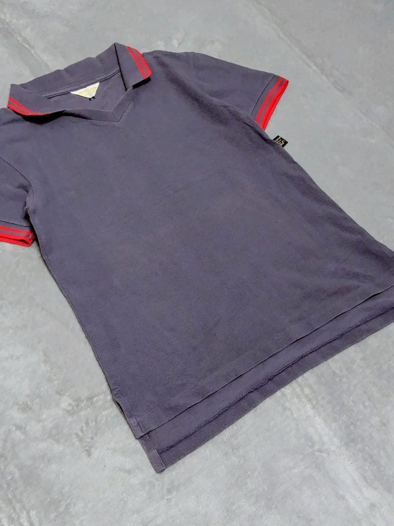 希少 UNDER COVER アンダーカバー ライン デザイン 半袖 ポロシャツ