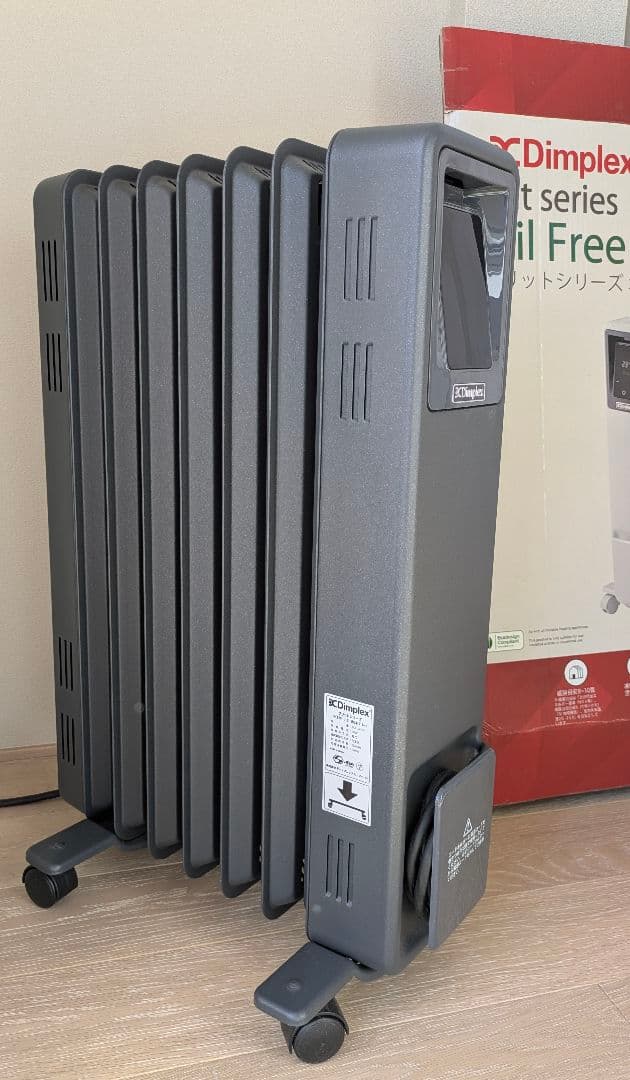【わらしべ】ほぼ新品☆DimpleタッチパネルオイルフリーヒーターB04