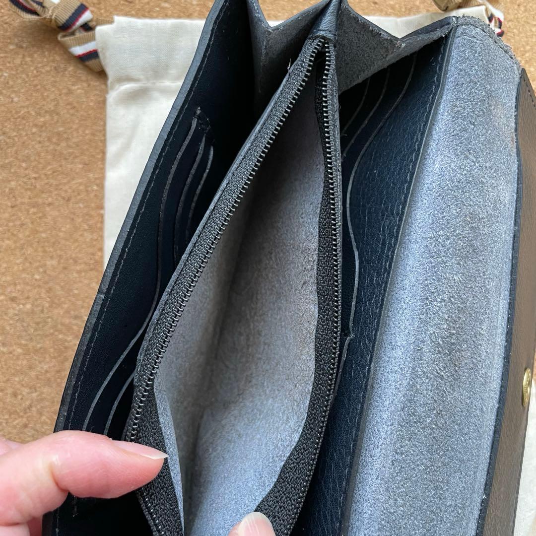 IL BISONTE イルビゾンテ 長財布 レザー 牛革 イタリア製 ネイビー