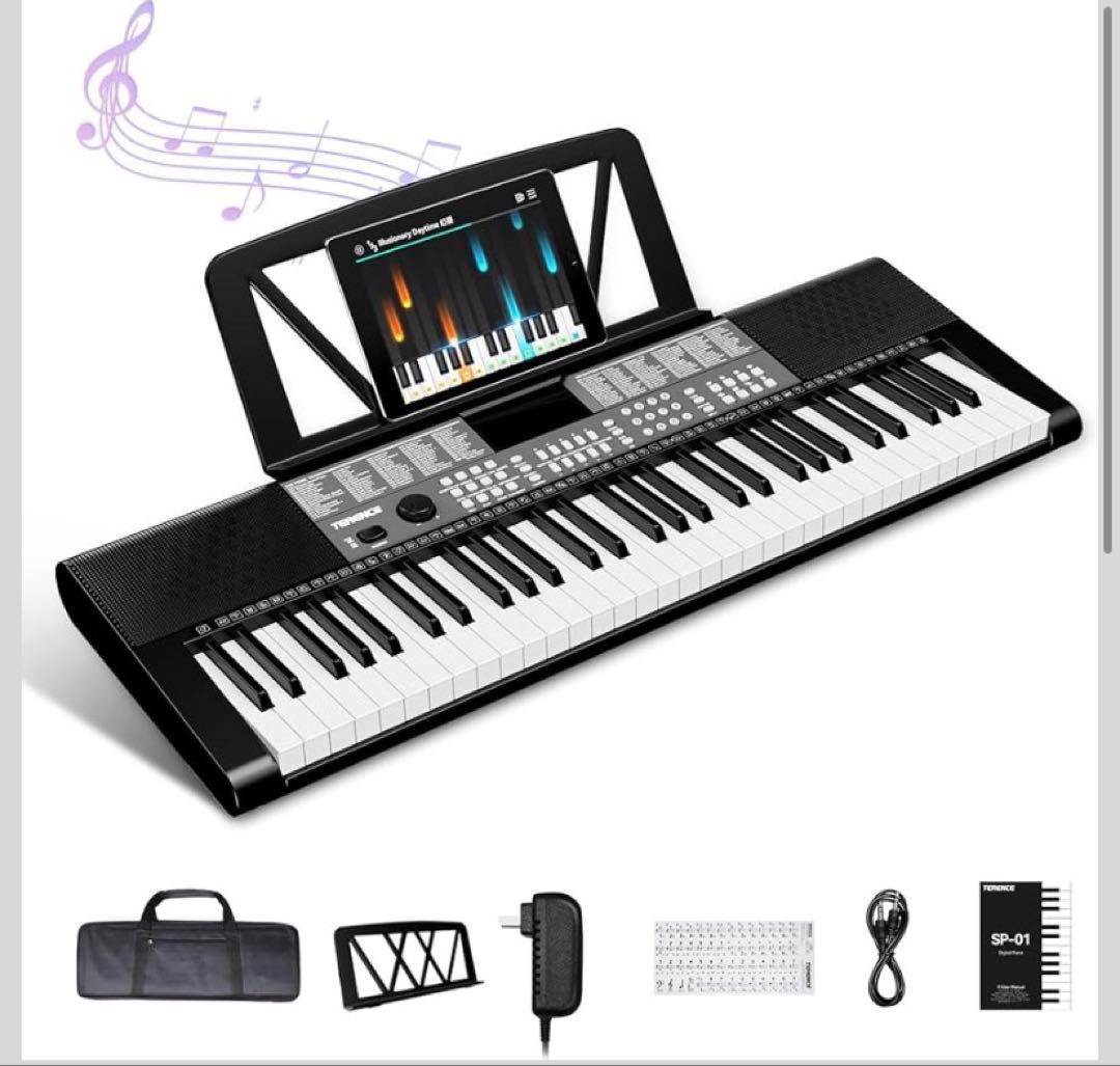 電子ピアノ 61鍵盤 237音色 246リズム 電子キーボード 25デモ曲内蔵