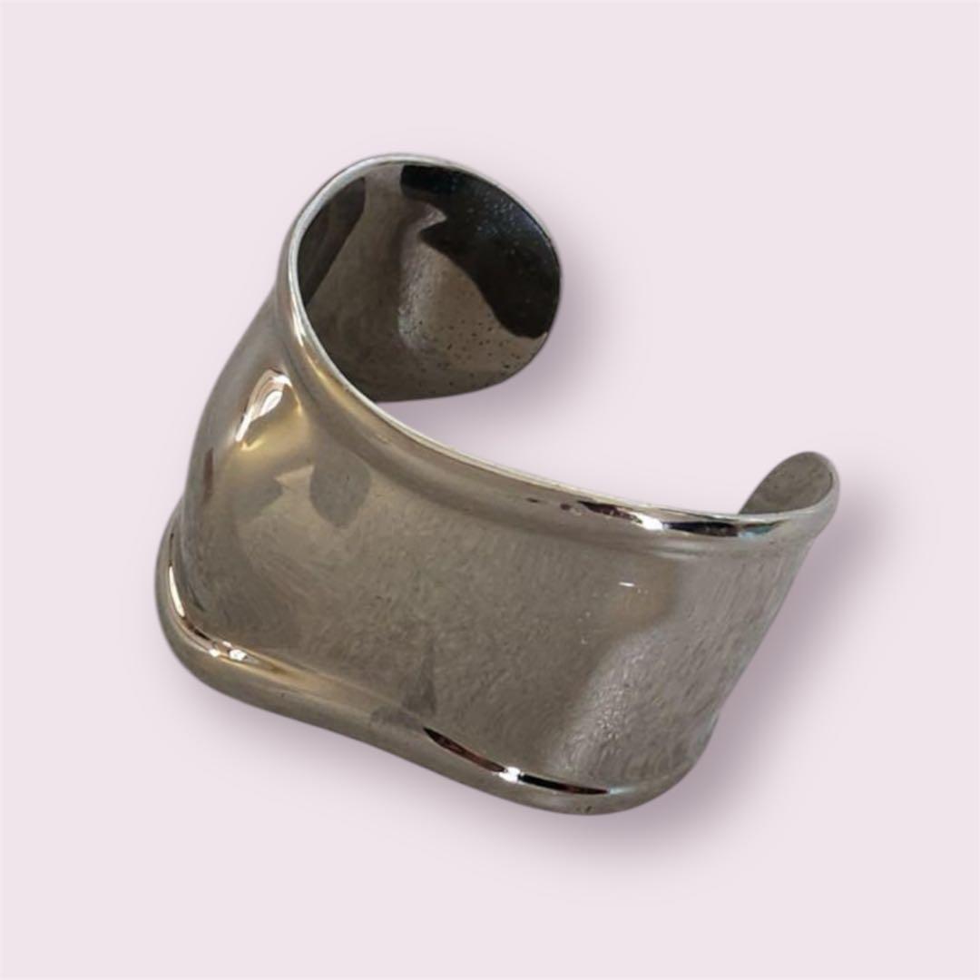 Tiffany ボーンカフ バングル ルテニウム