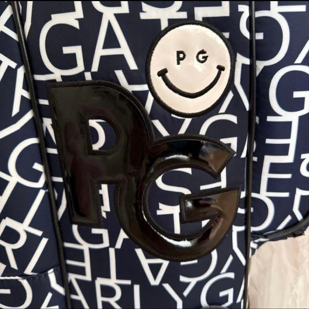 PEARLY GATES ネイビーキャディバッグ　パーリゲイツ　キャスター付き