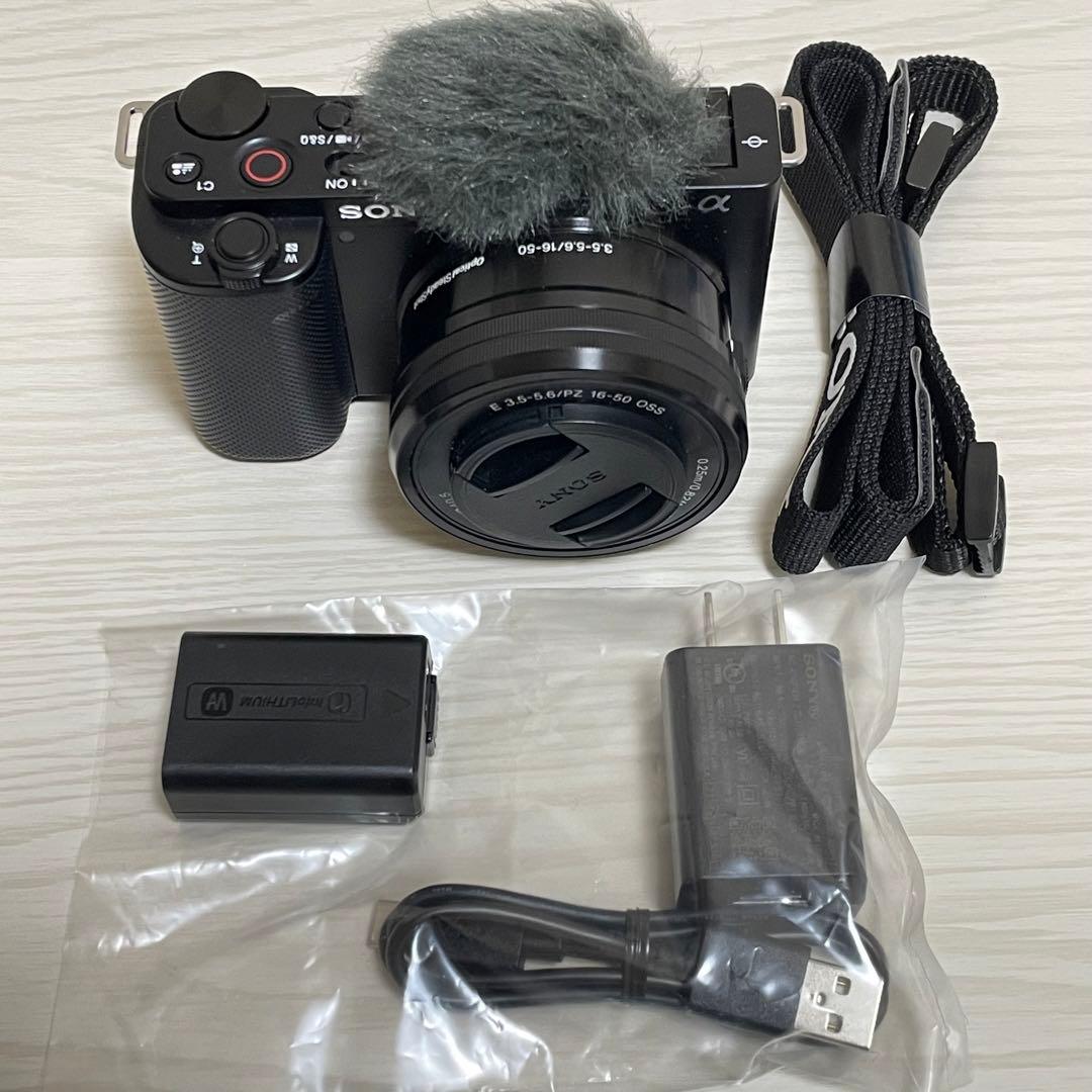 SONY VLOGCAM ZV-E10L パワーズームレンズキット ブラック 黒